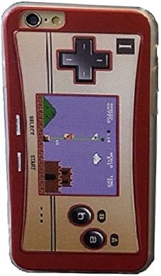 Amazon 懐かしいゲーム機デザインアイフォンケース 幼い頃の記憶を呼び起こす Iphone6 6s 6plus 6splus対応ケース カバー デザインスマホカバー 面白い 携帯ケース アイフォンケース 保護ケース 人気 おしゃれ Iphone6 6s マリオ ケース カバー 通販
