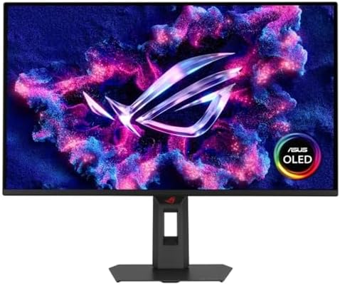 ROG STRIX OLED XG27AQDMES, Monitor Gaming da 26,5" QHD QD-OLED, Nero