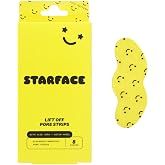 Starface Deep Cleansing Blackhead Remover Nose Pore Strips, Original, 8 ct | Dermatologist Tested &bull; Instantly Lifts Blackheads &amp; Unclogs Pores &bull; Soothing Aloe Vera &amp; Witch Hazel &bull; Vegan, Cruelty-Free
