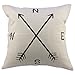 Onker Cotton Linen Square Decorative Throw Pillow Case Cushion Cover 18