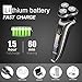 RENPHO Electric Shaver Rotary Razor for Men, Wet & Dry Mens Electric Razors Cordless Beard Trimmer Beard Trimmer Sideburn Trimmer 2 in 1 Shaver USB Rechargeable Waterproof