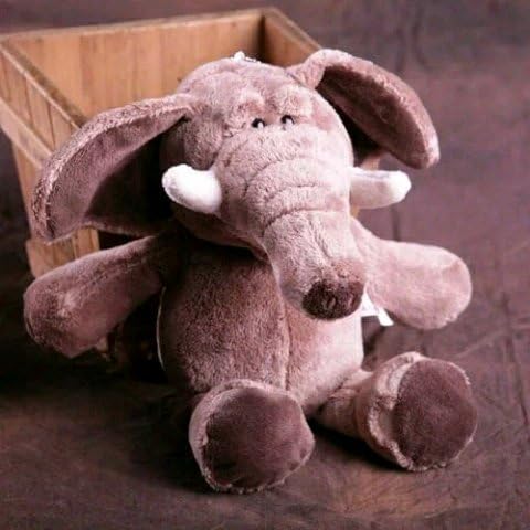14cm Baby Boy Lovely Animal Jungle Brothers Doll PlushToy With Chuck Gift