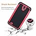 Njjex for Galaxy Mega 6.3 Case， [Nveins] Shock Absorbing Hybrid Dual Layer Rubber Plastic Impact Armor Defender Bumper Rugged Hard Sgell Case Cover for Samsung Mega 6.3 i9200/i9205/i527 [Rose]