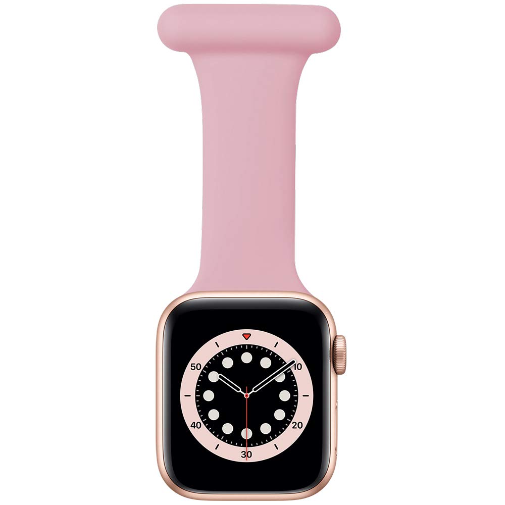 Compatible with Apple Watch Strap 38mm/40mm/41mm/42mm/44mm/45mm/46mm/49mm, Infection Control Design Pin Fob for Nurses Doctors Healthcare Paramedics