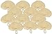 Fun Express Natural Straw and Raffia-Brown | Pack of 12 Hand Fan, 12 Pieces