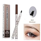 Ankooy Eyebrow Pen,2018 Eyebrow Long Lasting Tint Dye Cream,Waterproof,Smudge-proof (01#)