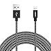 AUKEY Lightning Cable, 6.6ft Braided Nylon [Apple MFi Certified] for iPhone 7, 7 Plus, 6, 6S, 6 Plus, iPad Pro and More