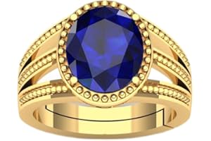 DINJEWEL Gemstone Wedding Ring, Promise Ring, Gift Ring (Size 5-10)