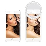 Selfie Ring Light ,3-Level Brightness Mini Selfie LED Camera Light Clip On Phones Fill Light for iPhone,iPad,Sumsung Galaxy,Sony, Motorola,and All the Smart Phones