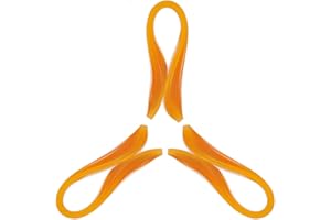 SILLLULE 360Pcs Paper Quilling Strips 3mm (1/8inch) Width 54cm (21inch) Length Strips Quilling Art Paper, Single Color Quilling Strips Paper for Art,Parper Craft Decorating,Paper Hand Craft (Orange)