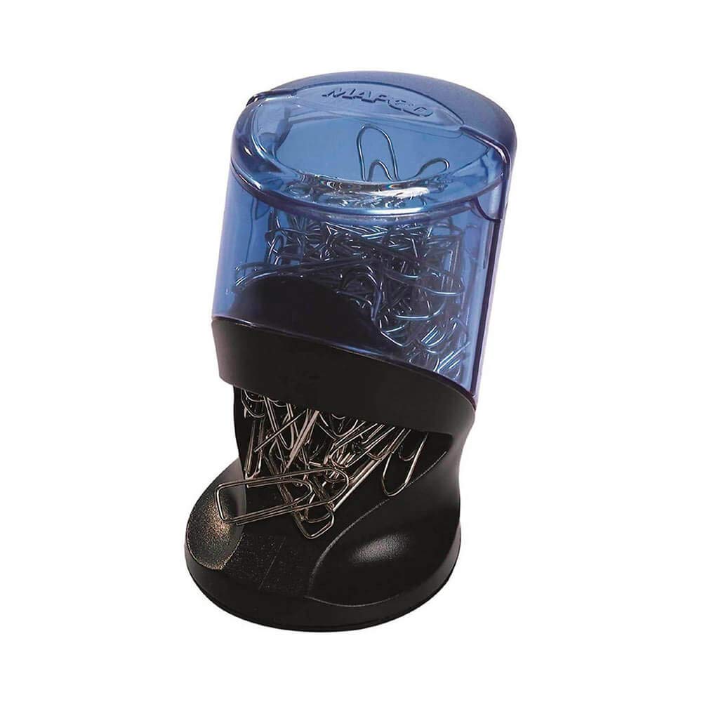 Paper Clip Dispenser Black with Approx. 100 100