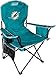 Coleman NFL Cooler Quad Folding Tailgating & Camping Chair with Built in Cooler and Carrying Case, Miami Dolphins