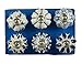 Jaipur Market 6 Count Decorative Ceramic Drawer Pull Knobs Blue and White