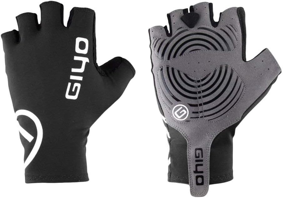 UnitedCAheart Giyo Breaking Wind Cycling Half Finger Gloves S-02 Anti-Slip Bicycle Mittens Racing Road Bike Glove for Outdoor Riding Pair Half Finger Gloves