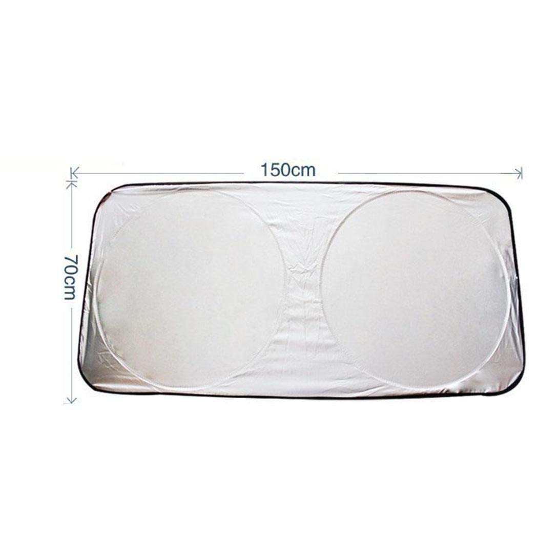 Staywe 150 x 70 cm Pratico Isolante Riflettente Parabrezza per Auto Parasole Protezione per Parasole Alette Parasole
