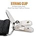 Buyless Fashion 1” Heavy Duty Metal Clips for Suspenders, Pacifiers, Bib Clips, Toy Holder Or Mitten Clips – 12 Clips