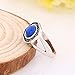 Magical Jewelry Gift Co. Klaus Mikaelson Vampire Werewolf Hybrid Cosplay Ring - Blue/Silver (0.3 Oz)