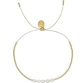 EQUBIO Women’s Adjustable Miyuki Beaded Bracelet, Handmade Double Row Braided Design, Durable Minimalist Jewelry for Everyday Wear, Party and Gift