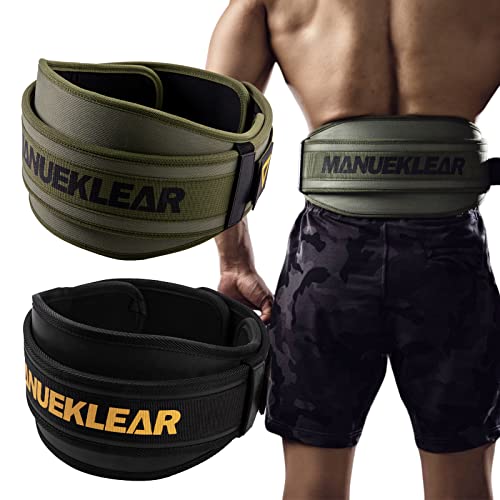 MANUEKLEAR Weight Lifting Belt, Lifting Belts for Women Men