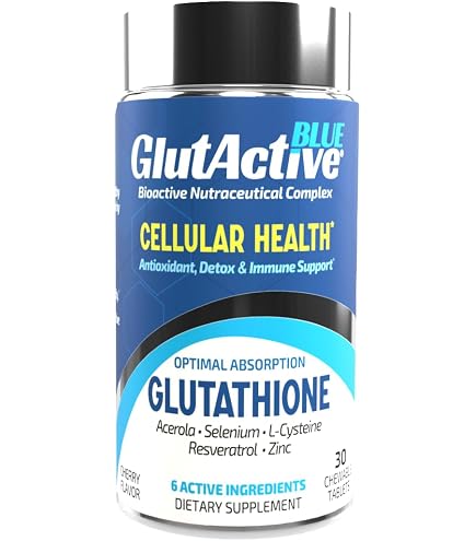 Amazon.com: GlutActive Green 950mg Immune Support Glutathione Antioxidant, Detox, Increase Immunity, Energy, Strengthen & Cellular Protect 30 Chewable Tablets : Health & Household Amazon.com: GlutActive Green 950mg Immune Support Glutathione Antioxidant, Detox, Increase Immunity, Energy, Strengthen & Cellular Protect 30 Chewable Tablets : Health & Household