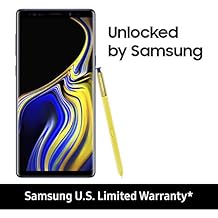 Samsung Galaxy Note9 Factory Unlocked Phone with 6.4" Screen and 128GB (U.S. Warranty), Ocean Blue