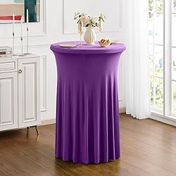 24 inches 24" Highboy Cocktail Round Stretch