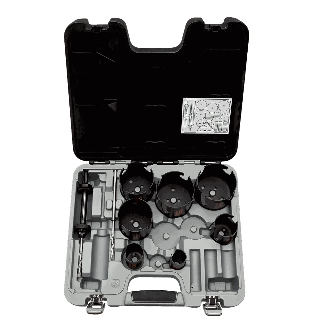 Bahco 9 Piece Multi-Construction Superior Hole saw Set