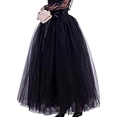 928 - Plus Size Long Maxi A-Line Tutu Tulle Wedding Skirt