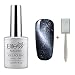 Elite99 Magnetic 3D Cat Eye Gel Polish Soak Off UV LED Nail Art Free Magnet 6594 Shimmer Dark Grey