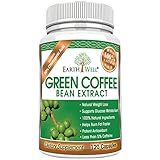 Green Coffee Bean Extract - Best Natural Weight Loss Supplement and Appetite Suppressant - Burn Fat Faster with Premium Quality Dietary Pills - 50% Chlorogenic Acid - 800mg - Pure and Clinically Proven - 120 capsules