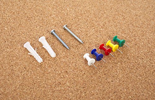 Innovart Cork Bulletin Board, Cork Board,Aluminum Frame 5 Pcs Claer Push Pin included (36 x 48) - Thumbnail 2
