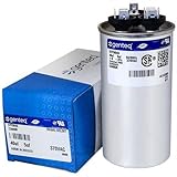 Carrier P291-4053RS • 40 + 5 uF MFD x 370 VAC Genteq Replacement Dual Capacitor Round # C3405R / 97F9849