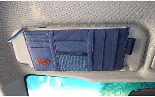 Disconano Auto Car Sun Visor Shield Board Organizer Card Storage Holder Phone Bag CD Case