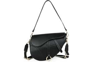 JBB Women Saddle Shoulder Bag Clutch Purse Small Crossbody Bag Satchel Bags Handbag PU Leather