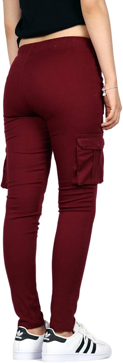 skinny cargo joggers womens
