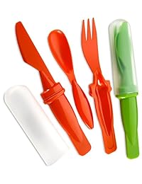 Plástico Camping Cubiertos Set  2 Pack 3 piezas in