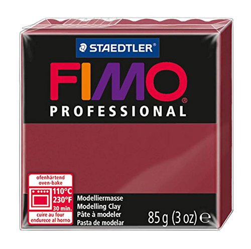 Staedtler Fimo Professional Soft Polymer Clay, 3-Ounce, Bordeaux, Bordeaux