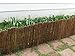 Master Garden Products RWB-12 Rolled Willow Border Fence, 1 by 14-Feet