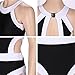 Lukitty Women's One Piece High Neck Cut Out Bikini Bathing Suits Swimwear