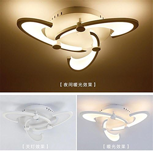 ZHUANASHI Personalized LED chandelier Living room lighting Modern flower creation Warm and romantic Bedroom ceiling light