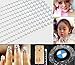 91PCS 5MM/8MM/10MM/12MM Shining Self Adhesive Craft Jewels Flatback Rhinestone Crystal Gems Stickers Eyebrow Eyeshadow Body Eyes Nails Glitter Sticker for Makeup Nightclub Stage Show (Silver)