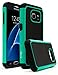 Galaxy S7 Case, Bastex Heavy Duty Slim Fit Hybrid Armor Premium Dual Shock Rubber Silicone Cover with Hard Protective Case for Samsung Galaxy S7 (Teal)