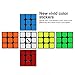 D-FantiX Qiyi Thunderclap 3x3 Speed Cube Smooth Magic Cube Puzzle 56mm (Black)