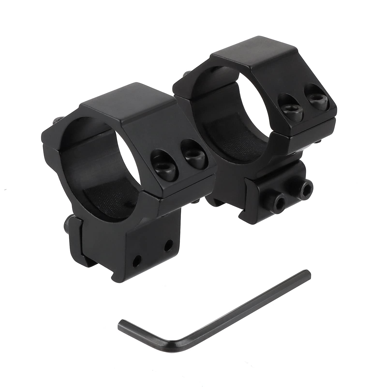 ToopMount Scope Mount Rings 30mm Medium Profile Scope Rings Adapter with 11mm Dove Rail for Outdoor Optical Sight Tactical Hunting