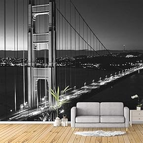 Wall Mural Charming Nightscape Removable Wallpaper Wall Sticker for Bedroom Living Room - 66x96 inches