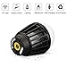 ENKEEO 2-in-1 Camping Lantern Bug Zapper Tent Light - Portable IPX6 Waterproof Mosquito Killer LED Lantern with 2000mAh Rechargeable Battery, Retractable Hook, Removable Lampshade (Black)
