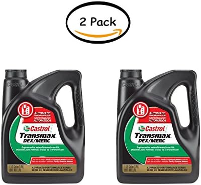 PACK OF 2 - Castrol Transmax DEX/MERC Automatic Transmission Fluid, 1 Gal Bottle
