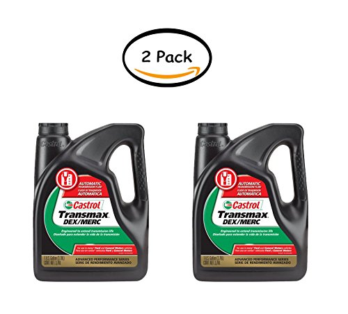 PACK OF 2 - Castrol Transmax DEX/MERC Automatic Transmission Fluid, 1 Gal Bottle