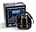 EZARC Safety Ear Muffs 34dB for Shooting Sports Events - Industrial Ear Protection Plant Working Hearing Protection Adjustable Headband Ear Defenders - Noise Reduction Earmuffs , Black Brown