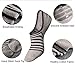 M&Z Mens No Show Low Cut Ultimate Casual Cotton Anti-Slip Socks 5Pack
